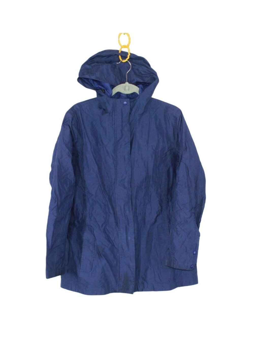 LL Bean H2OFF Rain Jacket Mesh Lined Breathable Navy Casual Outdoor Large